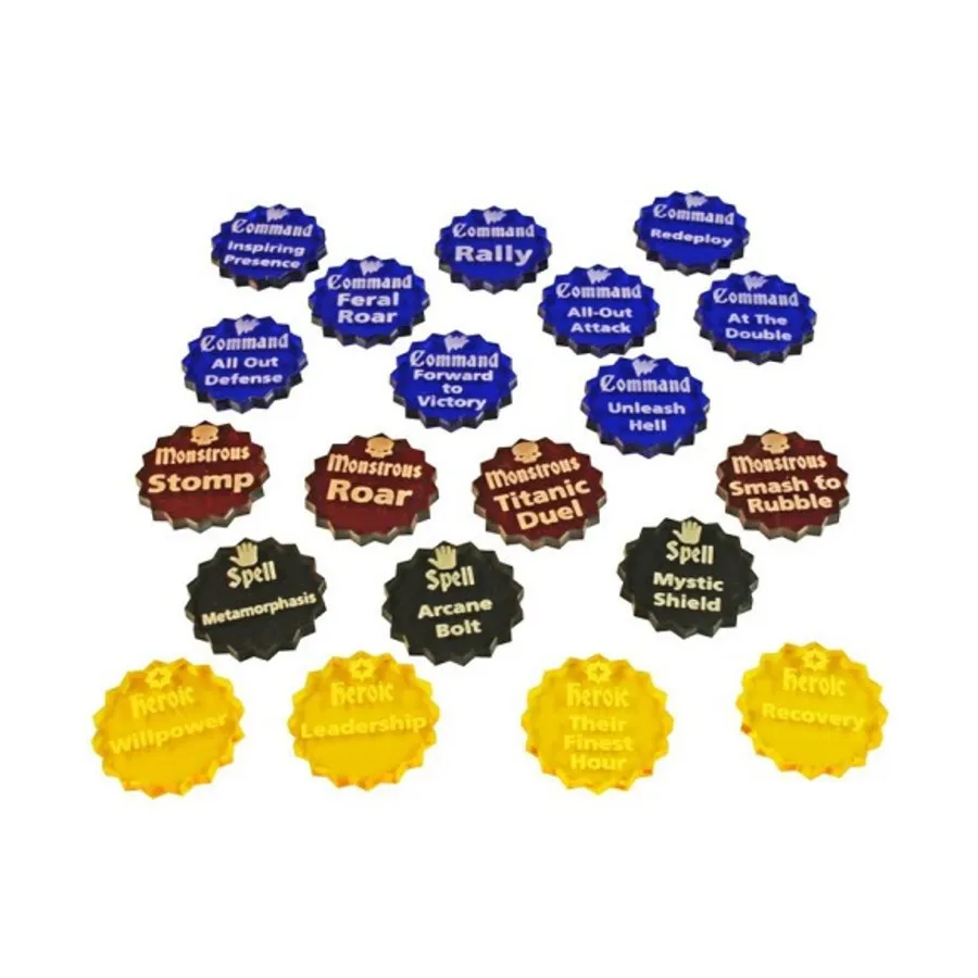 Набор жетонов способностей, Warhammer - Age of Sigmar Accessories (Litko Aerosystems)
Набор жетонов способностей, Warhammer - Age of Sigmar Accessories (Litko Aerosystems)