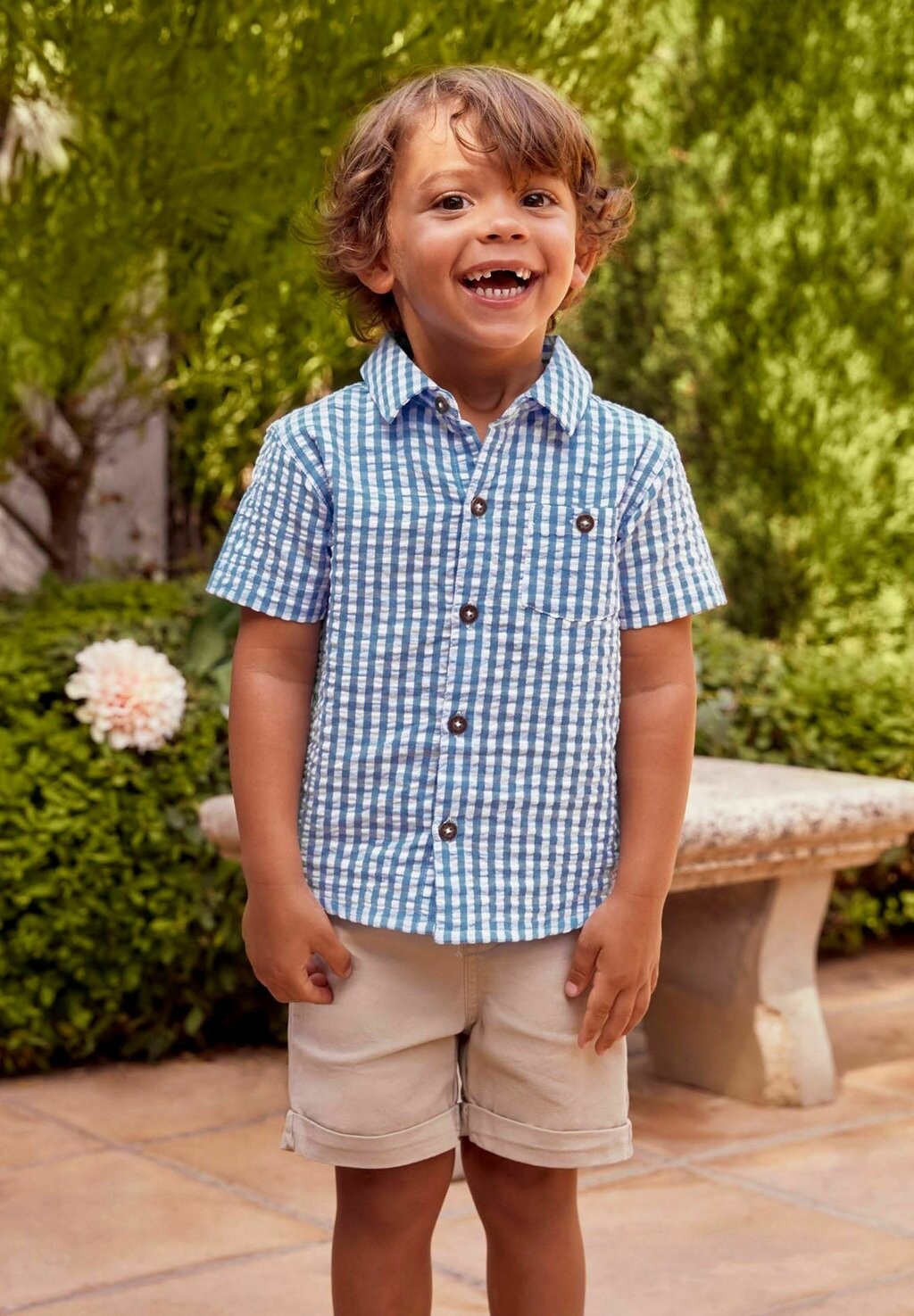 Рубашка GINGHAM REGULAR FIT JoJo Maman Bébé, цвет light blue
Рубашка GINGHAM REGULAR FIT JoJo Maman Bébé, цвет light blue