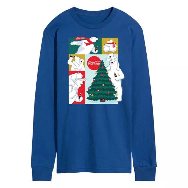 Мужская футболка с длинным рукавом и принтом медведей Coca-Cola Licensed Character, синий
Мужская футболка с длинным рукавом и принтом медведей Coca-Cola Licensed Character, синий