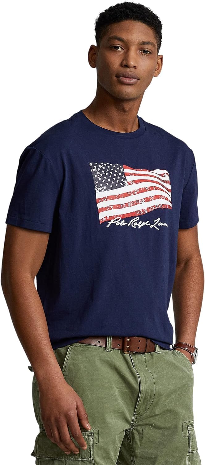 POLO RALPH LAUREN Футболка Classic Fit American Flag Newport Navy
POLO RALPH LAUREN Футболка Classic Fit American Flag Newport Navy