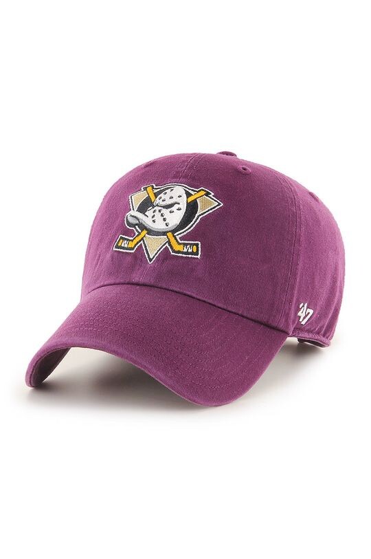 Брендовая кепка Anaheim Ducks 47 47brand, розовый 
Брендовая кепка Anaheim Ducks 47 47brand, розовый