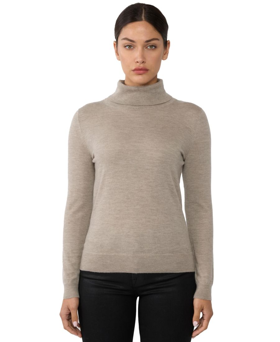 Женский свитер с высоким воротником из 100% кашемира | Кашемировые свитера тонкой плотности JENNIE LIU, Otter
Женский свитер с высоким воротником из 100% кашемира | Кашемировые свитера тонкой плотности JENNIE LIU, Otter