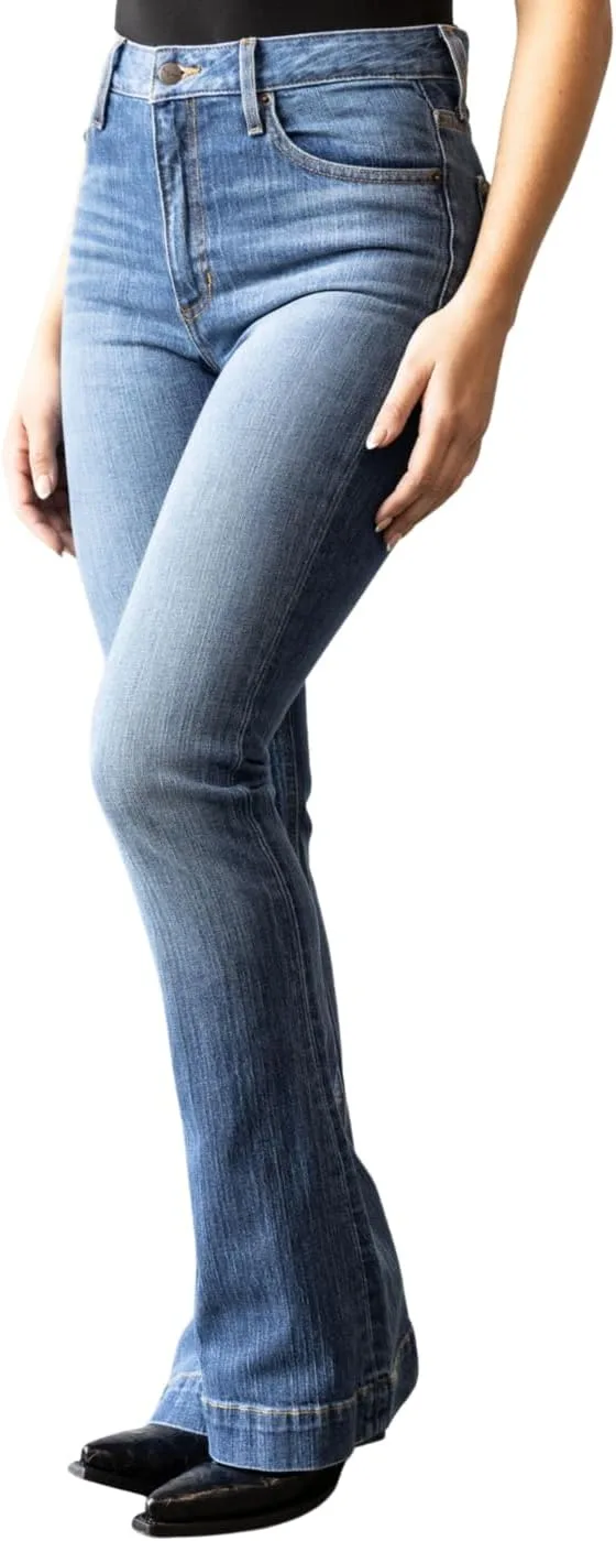 Kimes Ranch Jennifer Casual Durable Western джинсы черные, Ultra-High Rise & Wide Flare Leg
Kimes Ranch Jennifer Casual Durable Western джинсы черные, Ultra-High Rise & Wide Flare Leg