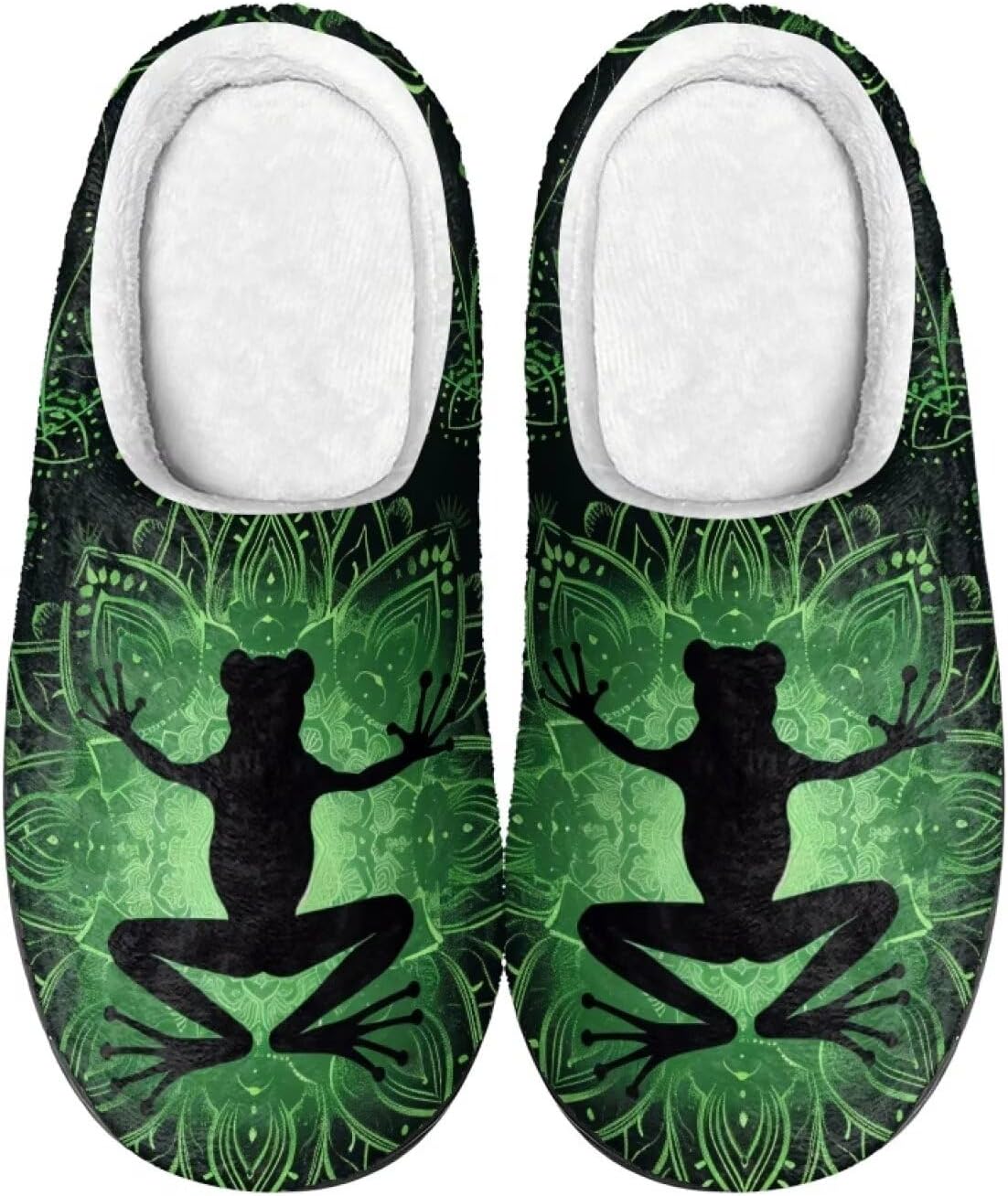 Домашние тапочки с принтом для женщин и мужчин, нескользящие, пушистые, удобные для дома и улицы Baxinh, зеленый
Домашние тапочки с принтом для женщин и мужчин, нескользящие, пушистые, удобные для дома и улицы Baxinh, зеленый