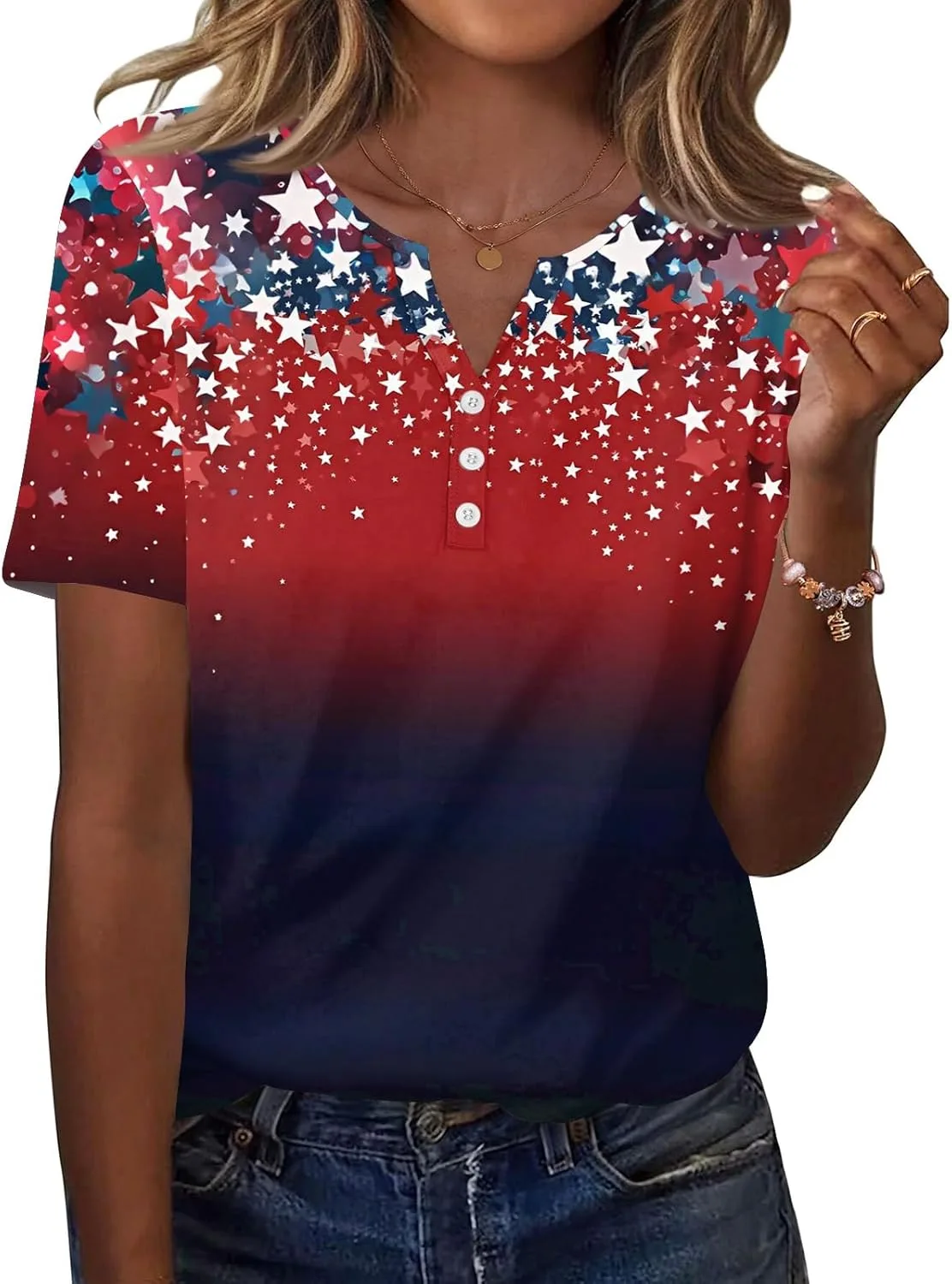 Женская блузка-туника с коротким рукавом и V-образным вырезом JXKIKOZE
Женская блузка-туника с коротким рукавом и V-образным вырезом JXKIKOZE