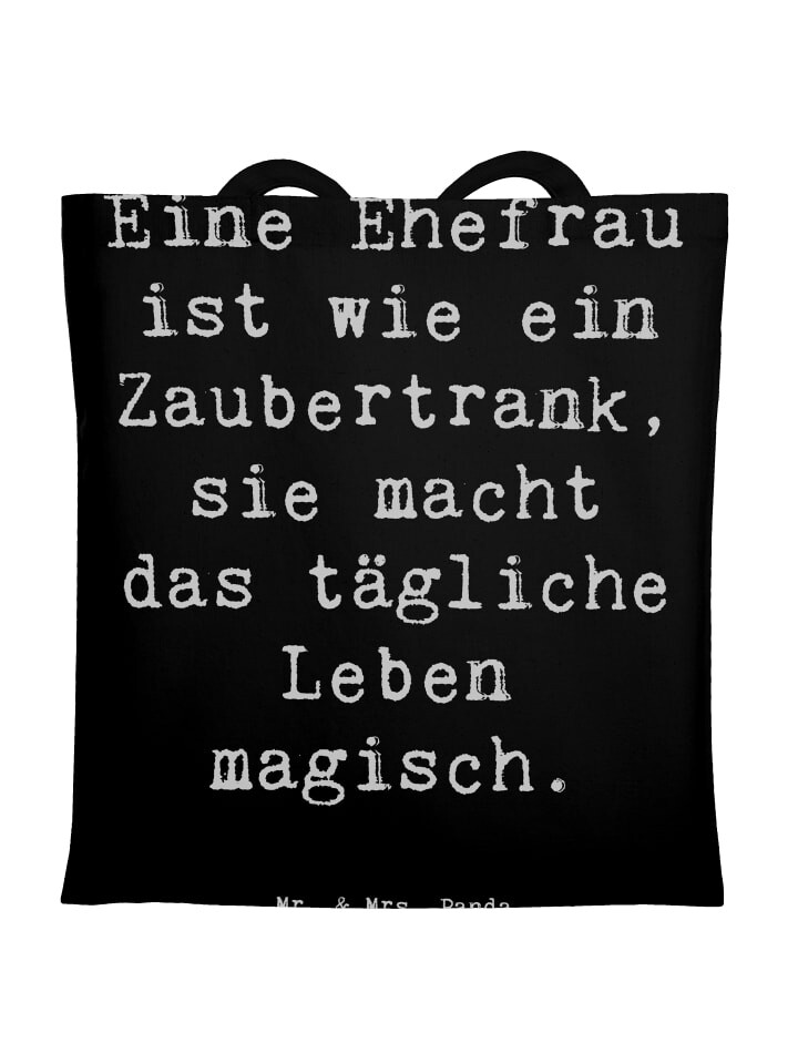 Сумка для переноски Mr & Mrs Panda Magische Ehefrau, черный
Сумка для переноски Mr & Mrs Panda Magische Ehefrau, черный