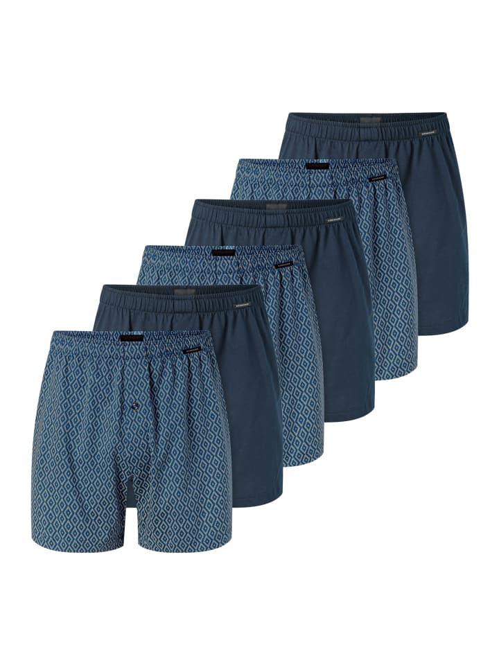 Schiesser Боксерские шорты из цельного куска ткани, темно-синие
Schiesser Боксерские шорты из цельного куска ткани, темно-синие