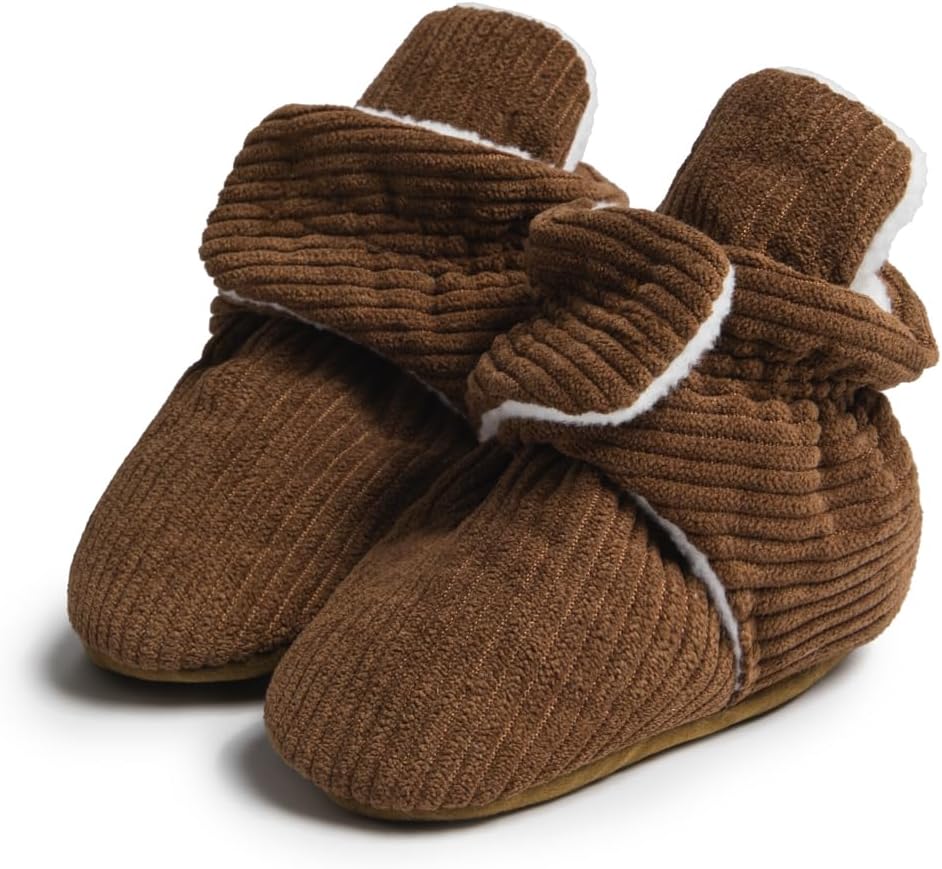 HsdsBebe Унисекс Новорожденные Детские Хлопковые Пинетки с Нескользящей Подошвой для Малышей Мальчиков и Девочек Зимние Теплые Флисовые Носочки-Обувь, A03/Brown
HsdsBebe Унисекс Новорожденные Детские Хлопковые Пинетки с Нескользящей Подошвой для Малышей Мальчиков и Девочек Зимние Теплые Флисовые Носочки-Обувь, A03/Brown