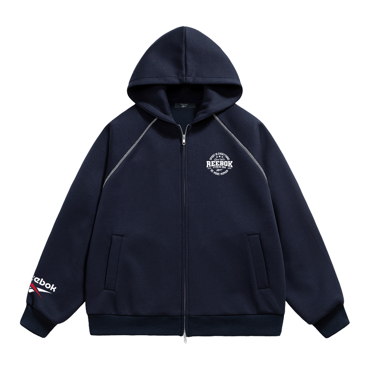 Свитшот-куртка Unisex Reebok, темно-синий
Свитшот-куртка Unisex Reebok, темно-синий