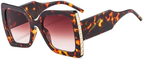 Солнцезащитные очки большого размера 2027 года для женщин, ретро-очки с широкими дужками и жемчужным блеском для мужчин, солнцезащитные очки UV400 MTZJH, Leopard Tea Gradient
Солнцезащитные очки большого размера 2027 года для женщин, ретро-очки с широкими дужками и жемчужным блеском для мужчин, солнцезащитные очки UV400 MTZJH, Leopard Tea Gradient