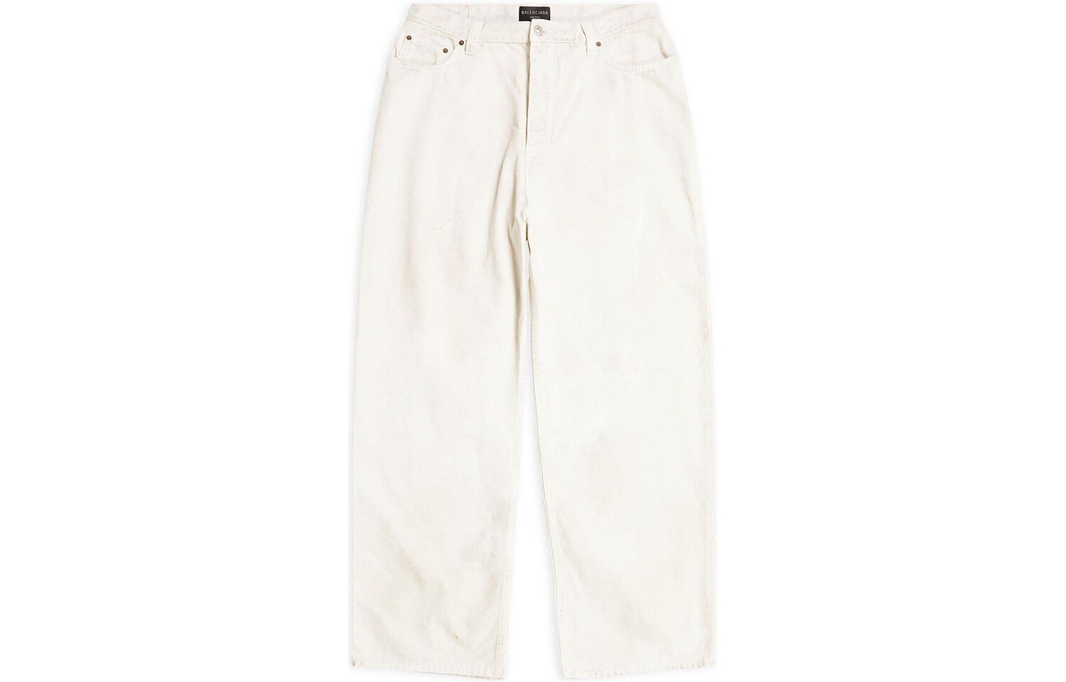 Брюки Balenciaga Large Baggy, белый 
Брюки Balenciaga Large Baggy, белый