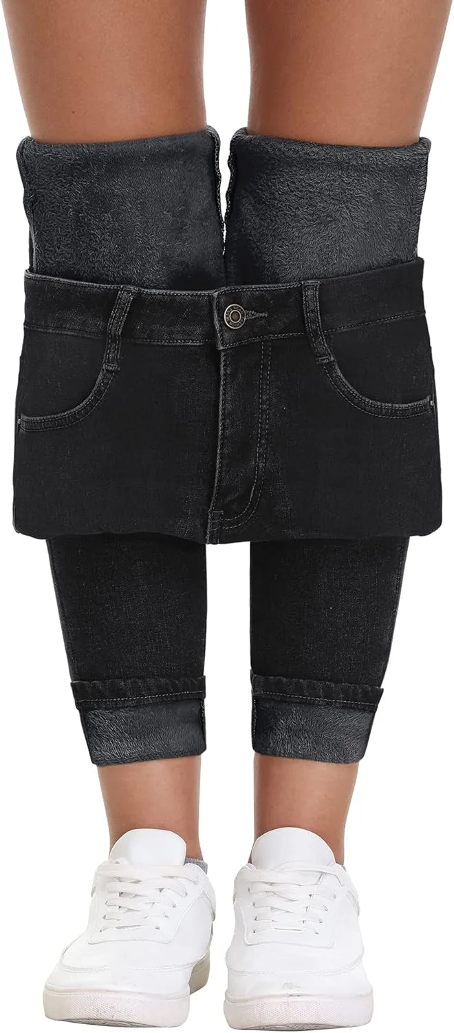 Женские джинсы AMRSPENG с флисовой подкладкой, утепленные, на фланели
Женские джинсы AMRSPENG с флисовой подкладкой, утепленные, на фланели