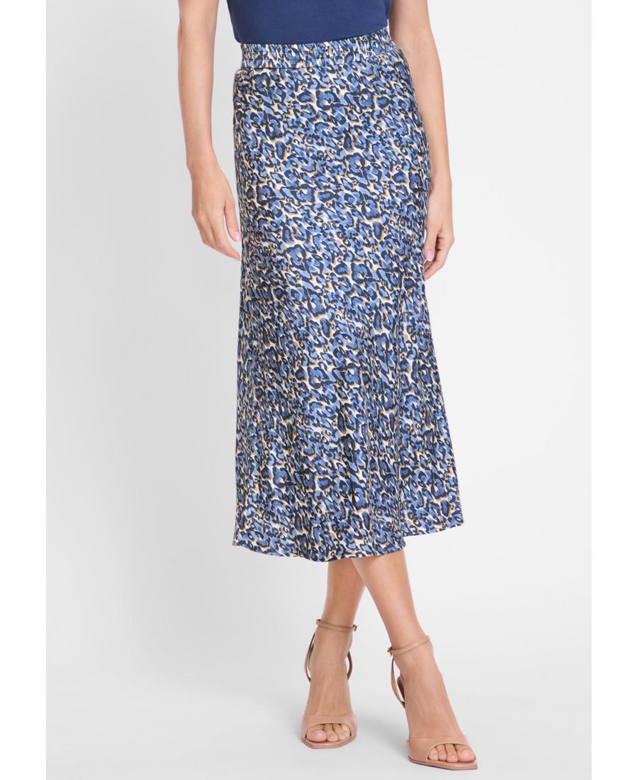 Женская юбка-трапеция с принтом Лев Olsen, True navy
Женская юбка-трапеция с принтом Лев Olsen, True navy