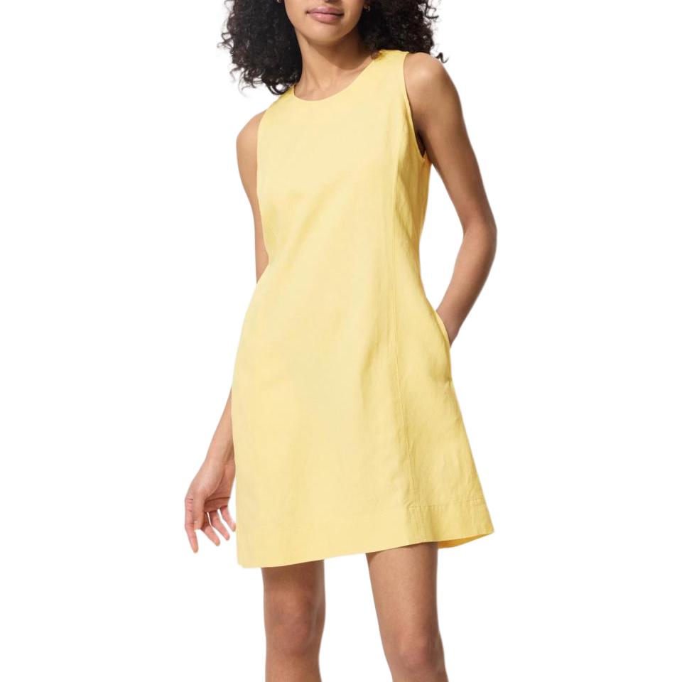UNIQLO Женское платье без рукавов абрикосово-желтое
UNIQLO Женское платье без рукавов абрикосово-желтое