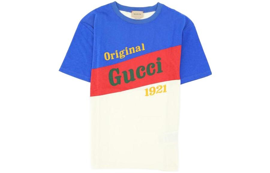 Детская футболка Gucci, синий/белый/красный
Детская футболка Gucci, синий/белый/красный