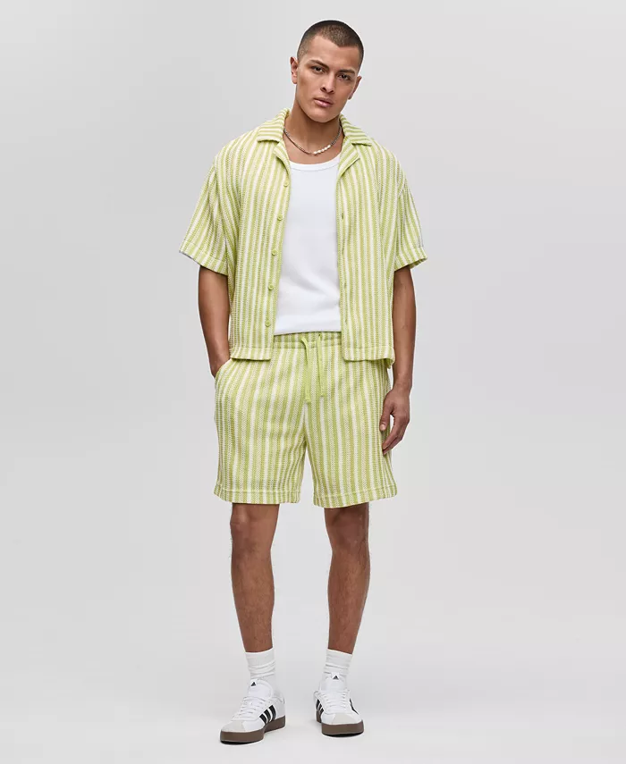 Мужские шорты свободного кроя с вертикальной полоской Mode of One, зеленый
Мужские шорты свободного кроя с вертикальной полоской Mode of One, зеленый