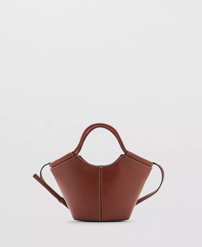 Женская мини-сумка через плечо в стиле шопер MANGO, коричневый
Женская мини-сумка через плечо в стиле шопер MANGO, коричневый