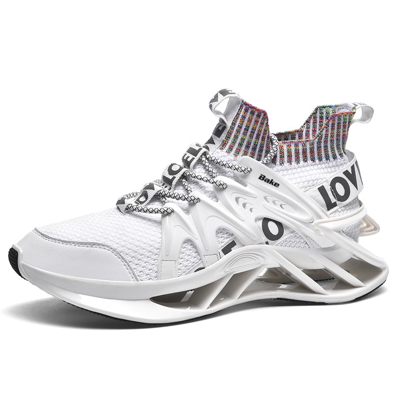 BAKE Амортизирующие кроссовки мужские с противоскользящими и износостойкими свойствами низкие повседневные белые, цвет White
BAKE Амортизирующие кроссовки мужские с противоскользящими и износостойкими свойствами низкие повседневные белые, цвет White