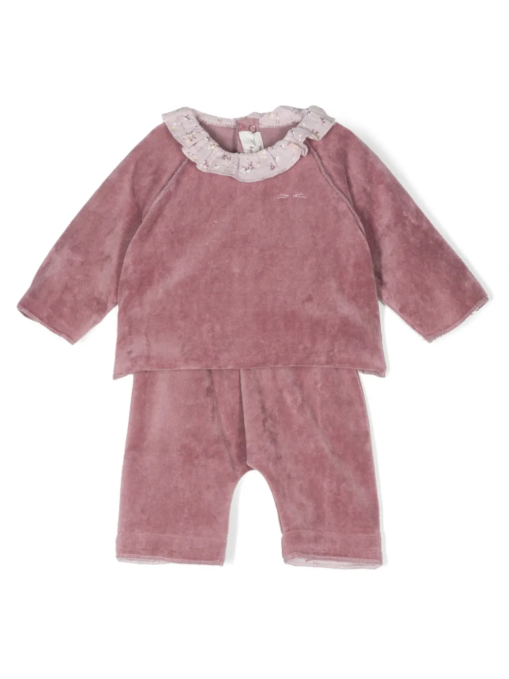 Комплект из топа и брюк с вышитым логотипом TEDDY & MINOU, розовый
Комплект из топа и брюк с вышитым логотипом TEDDY & MINOU, розовый