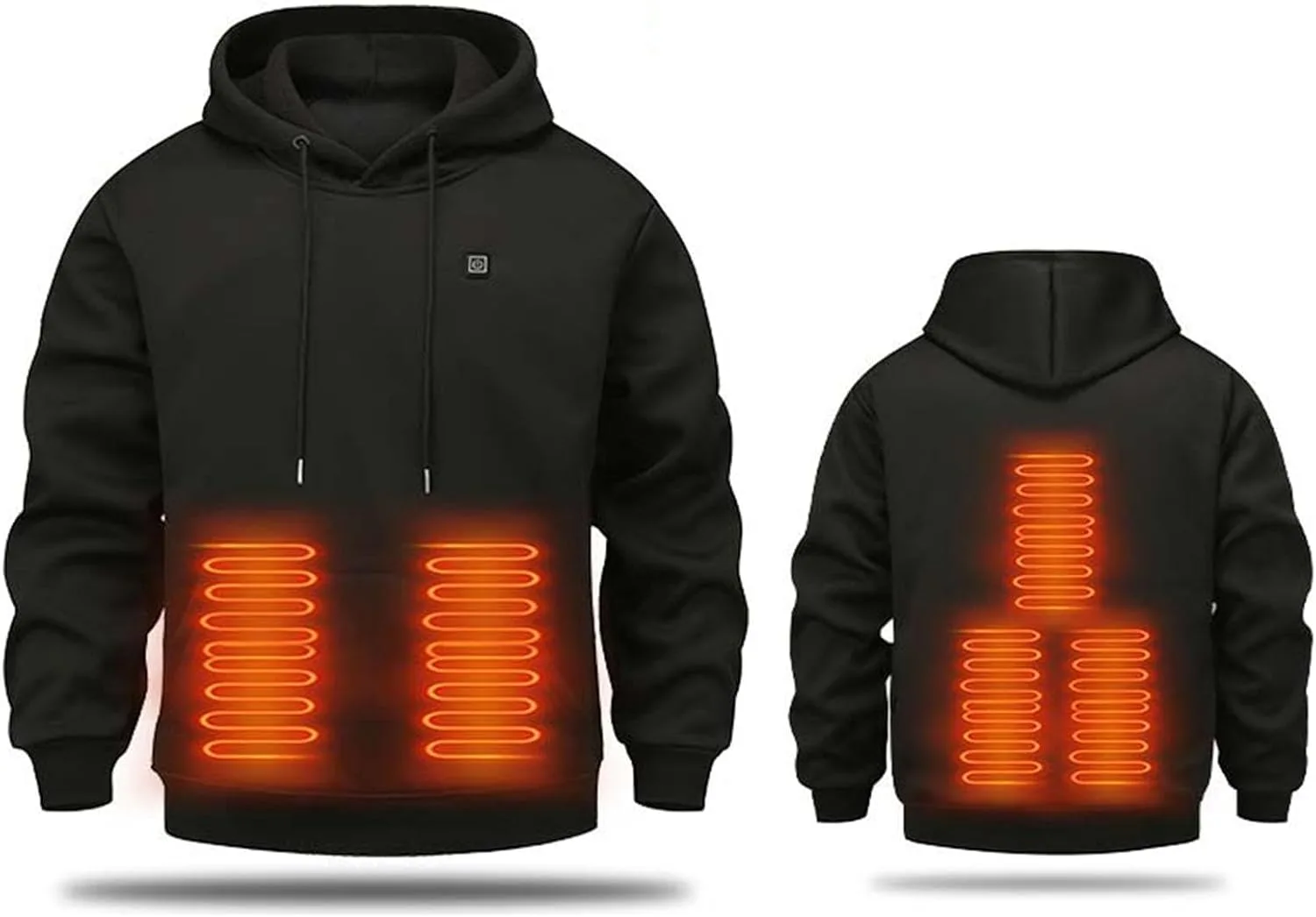 Мужская утепленная толстовка с капюшоном, 5 зон обогрева
Мужская утепленная толстовка с капюшоном, 5 зон обогрева