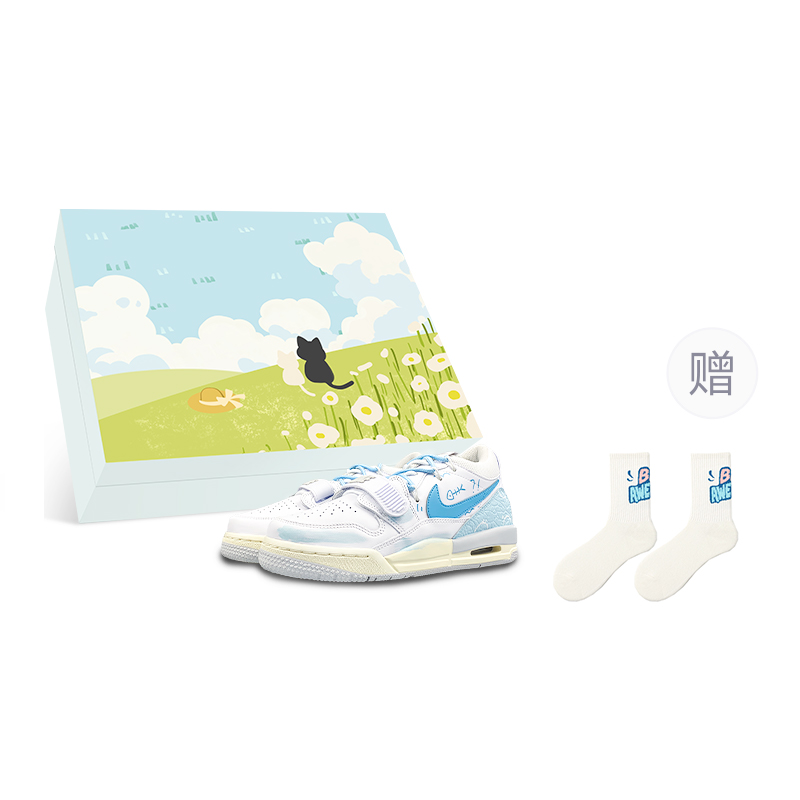 Jordan Детские баскетбольные кроссовки Legacy 312 с противоскользящим покрытием, низкие, белые, синие, для подростков
Jordan Детские баскетбольные кроссовки Legacy 312 с противоскользящим покрытием, низкие, белые, синие, для подростков