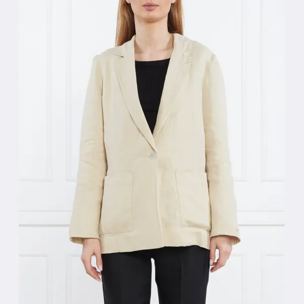 Льняной пиджак, элегантный повседневный льняной пиджак стандартного кроя SB Tommy Hilfiger, бежевый
Льняной пиджак, элегантный повседневный льняной пиджак стандартного кроя SB Tommy Hilfiger, бежевый