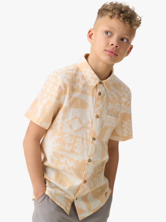 Детская футболка с абстрактным принтом для отдыха Angel & Rocket, Orange
Детская футболка с абстрактным принтом для отдыха Angel & Rocket, Orange