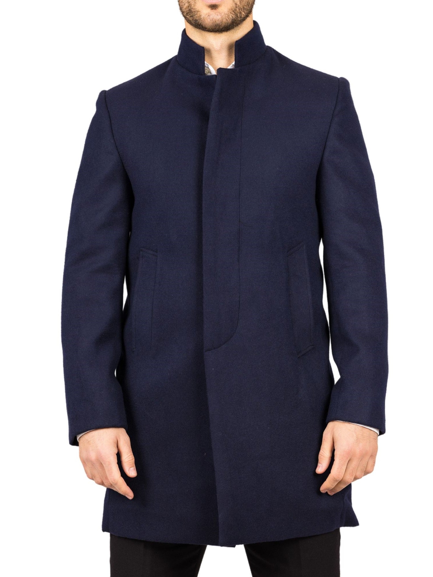 Пальто из шерстяной смеси с воротником-стойкой Классический тренчкот Зимняя куртка TruClothing, темно-синий
Пальто из шерстяной смеси с воротником-стойкой Классический тренчкот Зимняя куртка TruClothing, темно-синий