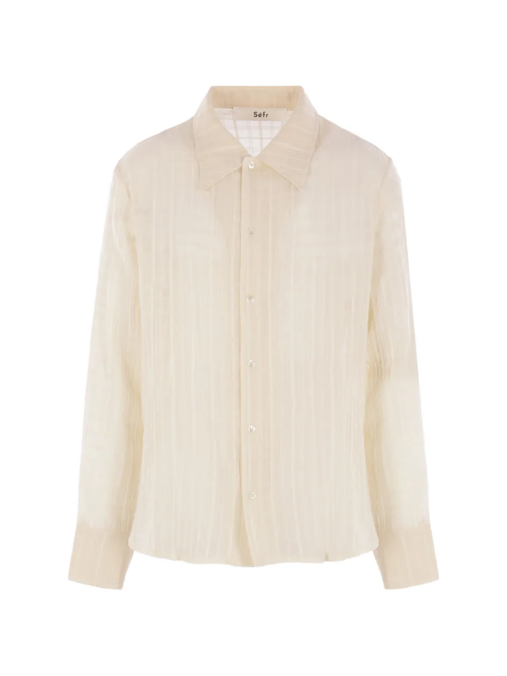 Рубашка в клетку с отложным воротником Sefr, бежевый
Рубашка в клетку с отложным воротником Sefr, бежевый