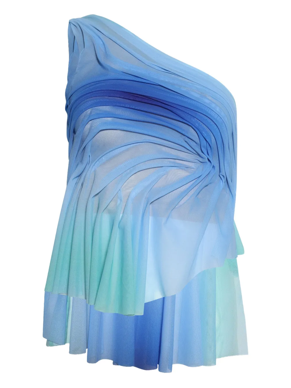 Топ Wetlook на одно плечо с эффектом градиента Di Petsa, синий
Топ Wetlook на одно плечо с эффектом градиента Di Petsa, синий