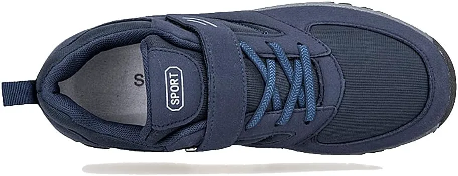 LEADER SHOW Мужские удобные прогулочные туфли против скольжения, безопасные повседневные кроссовки для пожилых с застежкой-липучкой, синий
LEADER SHOW Мужские удобные прогулочные туфли против скольжения, безопасные повседневные кроссовки для пожилых с застежкой-липучкой, синий