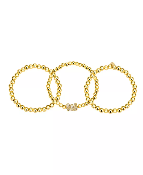 Набор браслетов-бусин с кубическим цирконием и пузырчатой отделкой Unwritten, e
Набор браслетов-бусин с кубическим цирконием и пузырчатой отделкой Unwritten, e