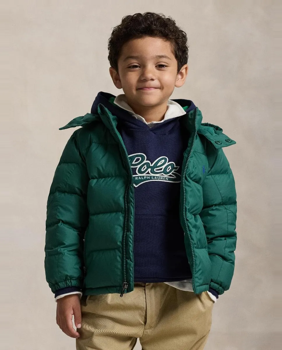 Детский пуховик из рипстопа Polo Ralph Lauren, зеленый
Детский пуховик из рипстопа Polo Ralph Lauren, зеленый