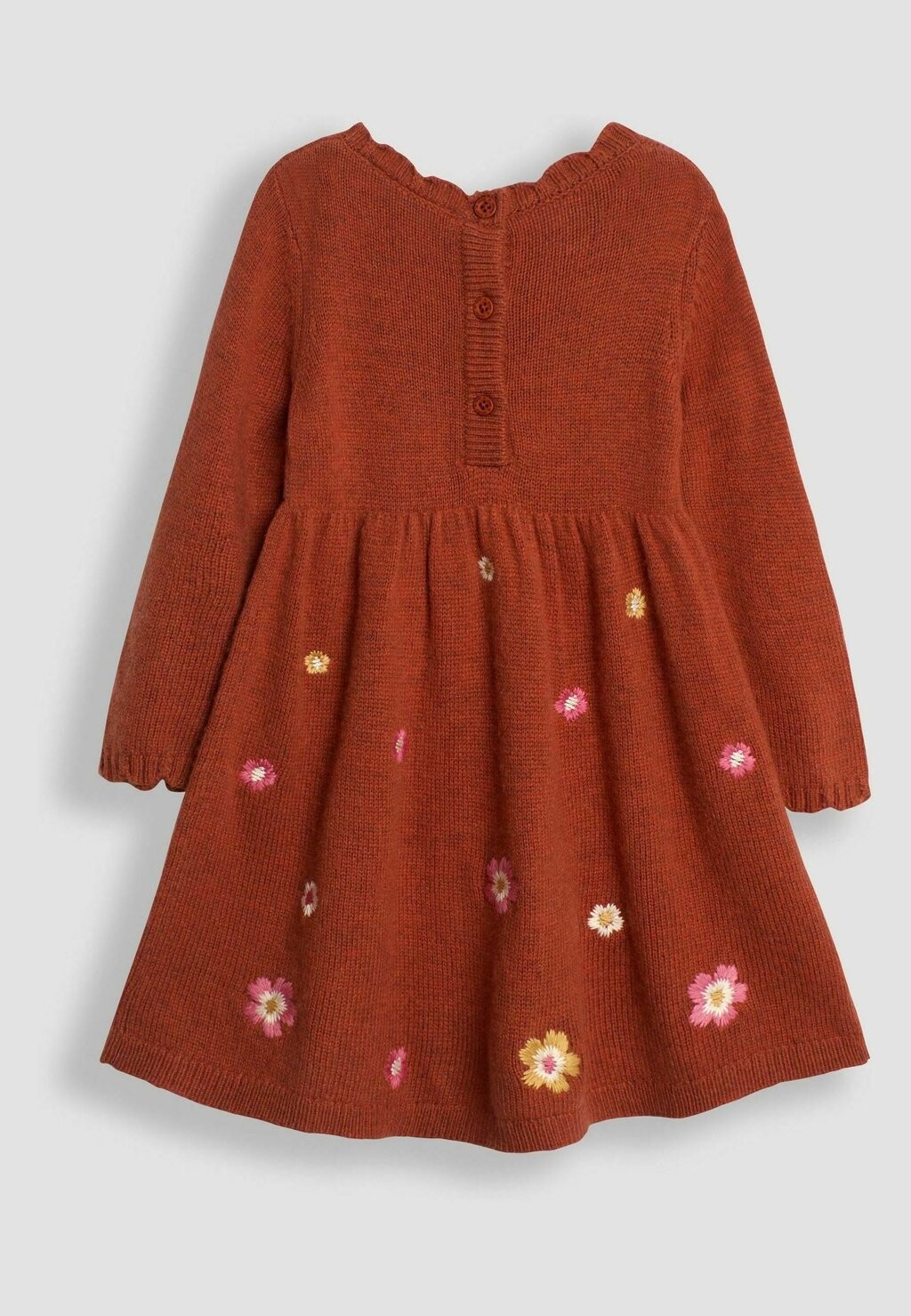 Платье-джемпер FLOWER EMBROIDERED REGULAR FIT JoJo Maman Bébé, цвет Mottled Red
Платье-джемпер FLOWER EMBROIDERED REGULAR FIT JoJo Maman Bébé, цвет Mottled Red