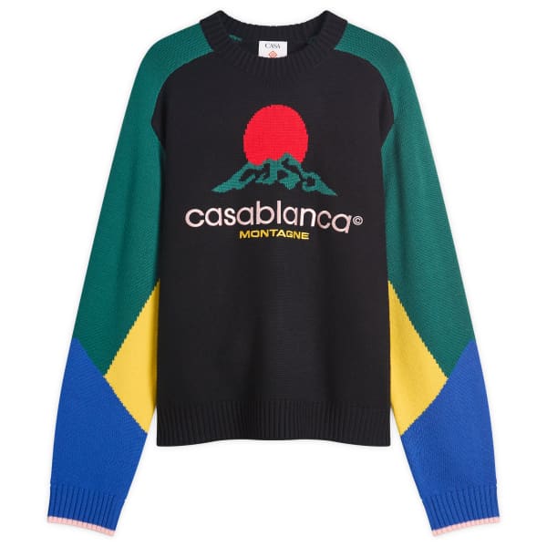 Intarsia crew monyagne knit Casablanca, черный
Intarsia crew monyagne knit Casablanca, черный