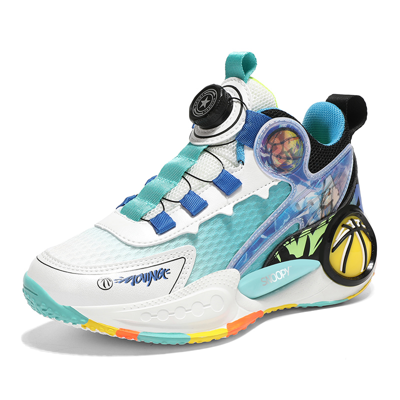 Детские баскетбольные кроссовки с высоким верхом, амортизирующие, износостойкие, дышащие, противоскользящие SNOOPY, синий
Детские баскетбольные кроссовки с высоким верхом, амортизирующие, износостойкие, дышащие, противоскользящие SNOOPY, синий