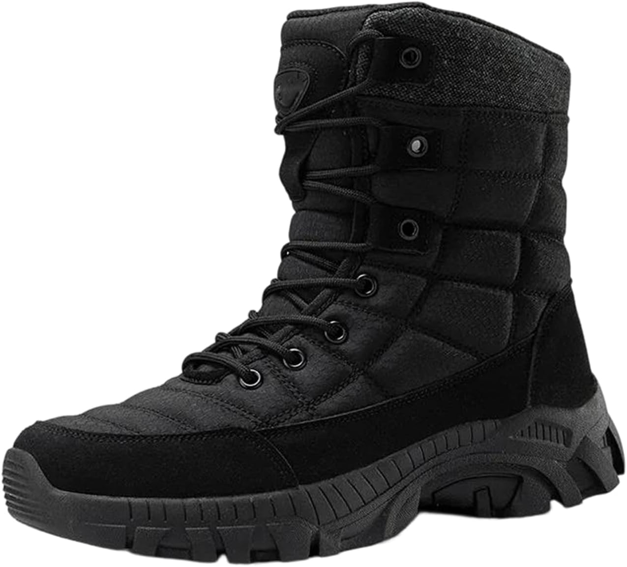 Мужские тактические походные ботинки Alloaone из коровьей кожи, водонепроницаемые пустынные ботинки, противоскользящие наружные ботинки для работы и восхождений, черный
Мужские тактические походные ботинки Alloaone из коровьей кожи, водонепроницаемые пустынные ботинки, противоскользящие наружные ботинки для работы и восхождений, черный