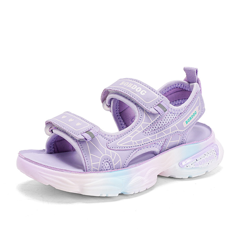 Легкие амортизирующие износостойкие детские сандалии для подростков BOBDOG, фиолетовый
Легкие амортизирующие износостойкие детские сандалии для подростков BOBDOG, фиолетовый