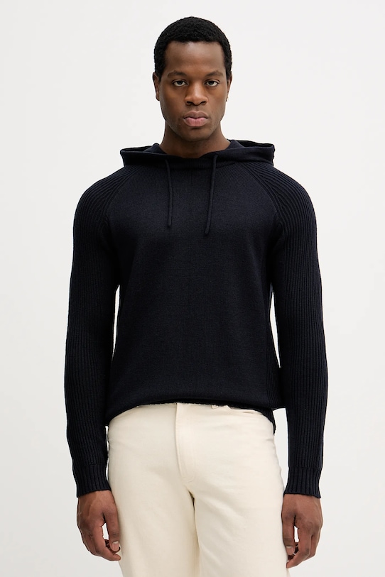 Свитер из смесовой шерсти Armani Exchange, темно-синий
Свитер из смесовой шерсти Armani Exchange, темно-синий