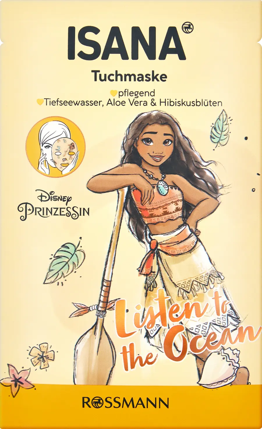 Маска для лица ISANA Disney Tuchmaske Moana
Маска для лица ISANA Disney Tuchmaske Moana