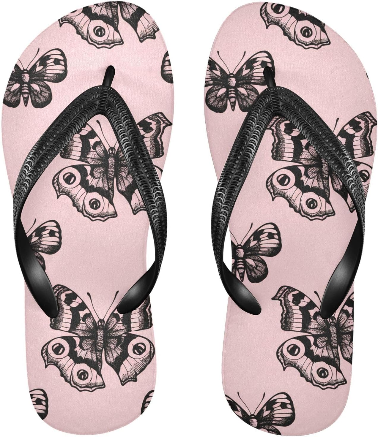 Розовые шлепанцы с бабочками, пляжные сандалии-вьетнамки, резинескользящие летние тапочки для женщин и мужчин Sinestour
Розовые шлепанцы с бабочками, пляжные сандалии-вьетнамки, резинескользящие летние тапочки для женщин и мужчин Sinestour