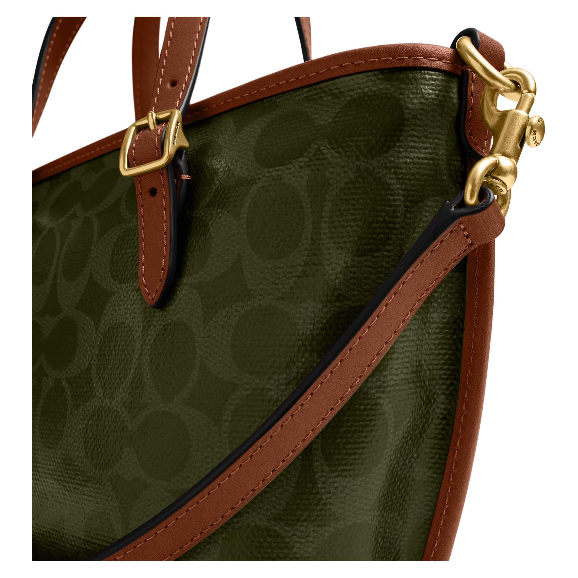 COACH Сумка женская маленькая из искусственной кожи оливковый зеленый и минк браун
COACH Сумка женская маленькая из искусственной кожи оливковый зеленый и минк браун