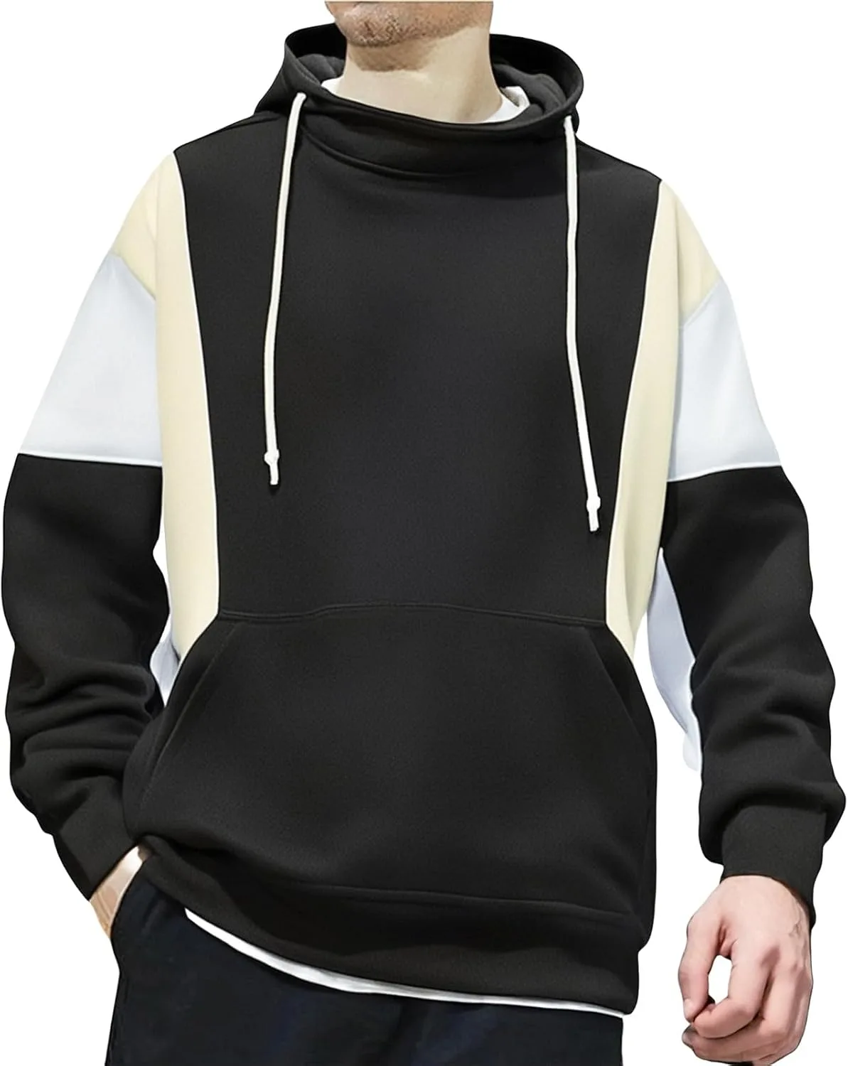 Колор-блок худи для мужчин Casual Oversized Hip Hop
Колор-блок худи для мужчин Casual Oversized Hip Hop