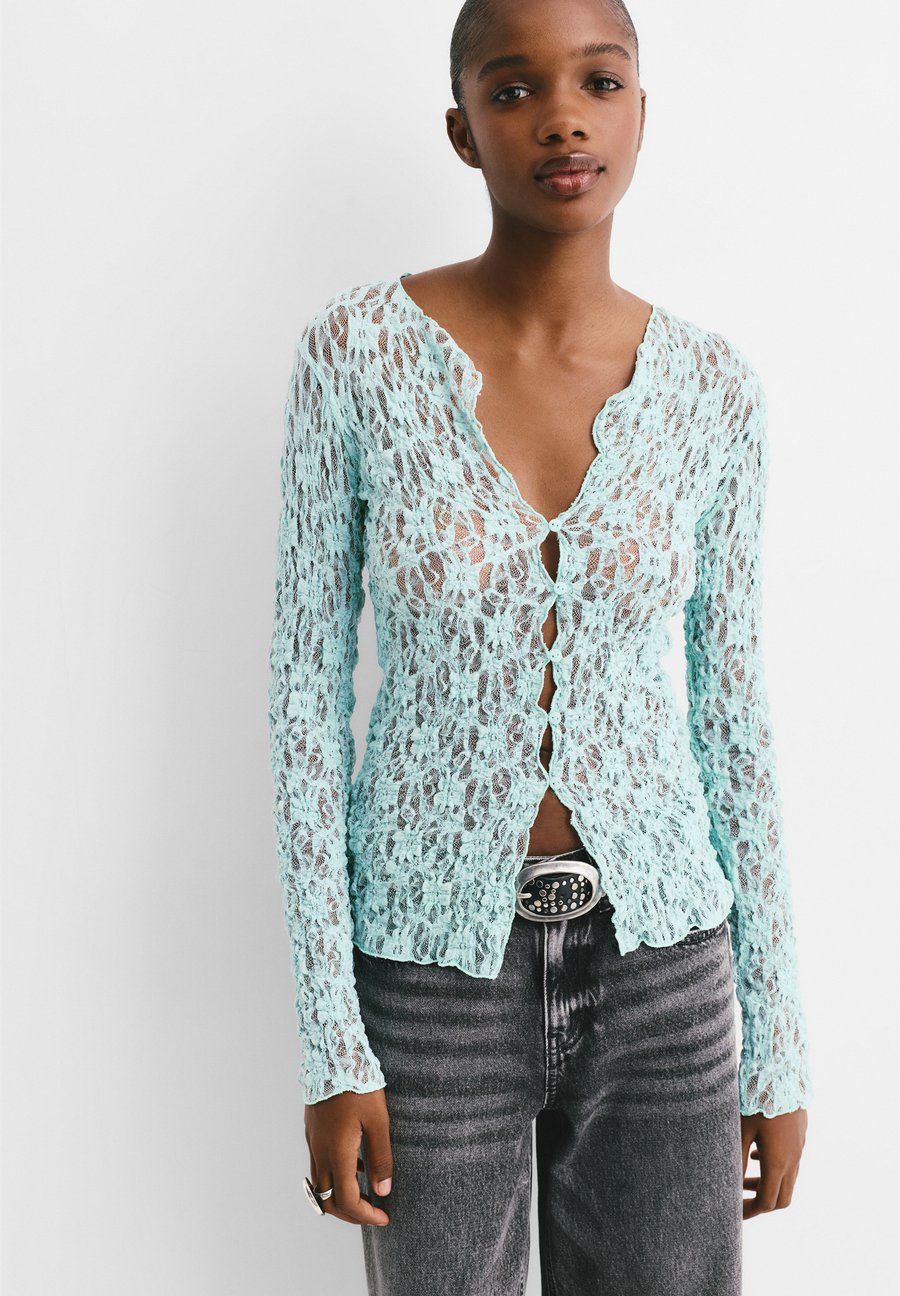 Блуза PULL&BEAR LONG SLEEVE, Turquoise
Блуза PULL&BEAR LONG SLEEVE, Turquoise