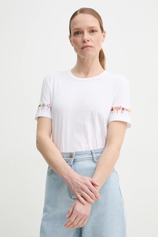 Хлопковая футболка Ps Paul Smith, белый
Хлопковая футболка Ps Paul Smith, белый