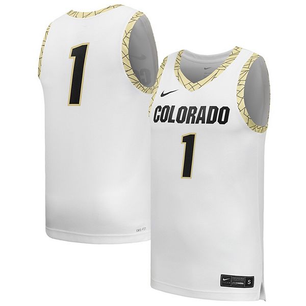Мужская баскетбольная форма Colorado Buffaloes #1 белого цвета Nike
Мужская баскетбольная форма Colorado Buffaloes #1 белого цвета Nike