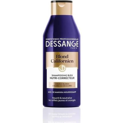 Питательно-корректирующий синий шампунь для калифорнийских блондинок - обогащенная формула Dessange
Питательно-корректирующий синий шампунь для калифорнийских блондинок - обогащенная формула Dessange