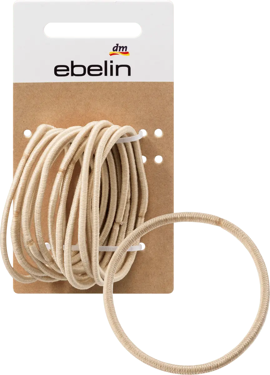 Резинки для волос тонкие светлые 12 шт. ebelin
Резинки для волос тонкие светлые 12 шт. ebelin