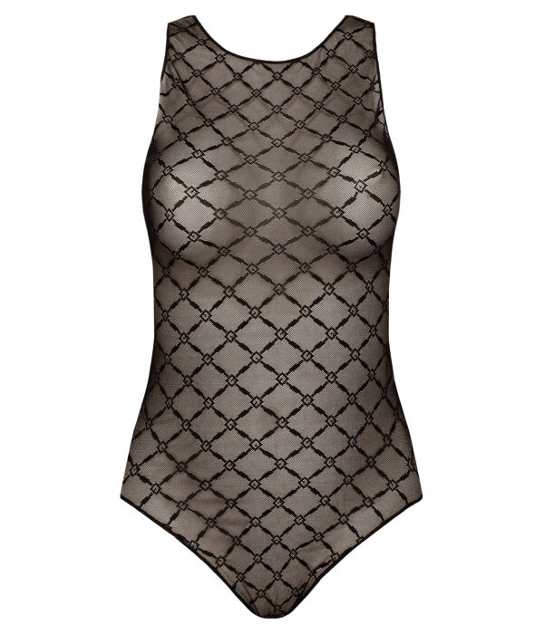 Боди женское Elisabetta Franchi полупрозрачное с узором, черный
Боди женское Elisabetta Franchi полупрозрачное с узором, черный