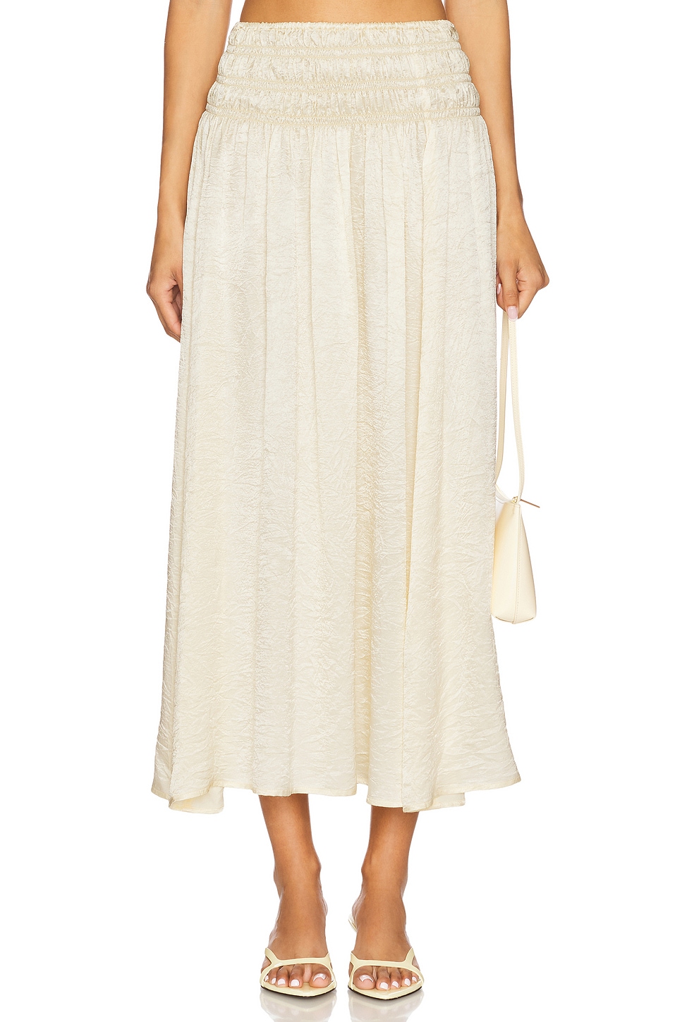 X revolve текстурированная атласная собранная юбка Enza Costa, macadamia
X revolve текстурированная атласная собранная юбка Enza Costa, macadamia